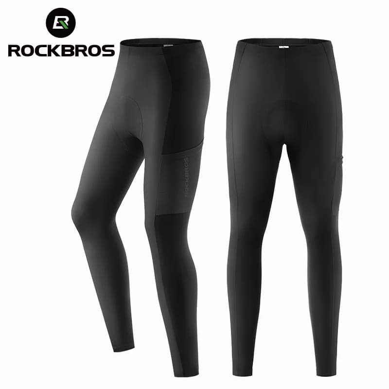 Men's Winter Fleece Padded Cycling Pants