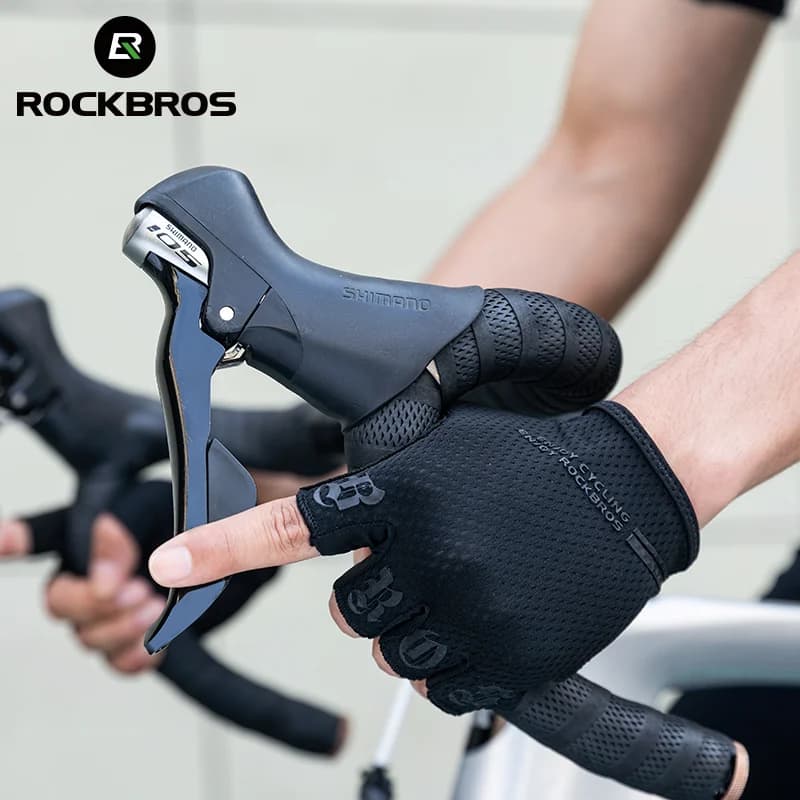 Breathable Half Finger Cycling Gloves with SBR Pads