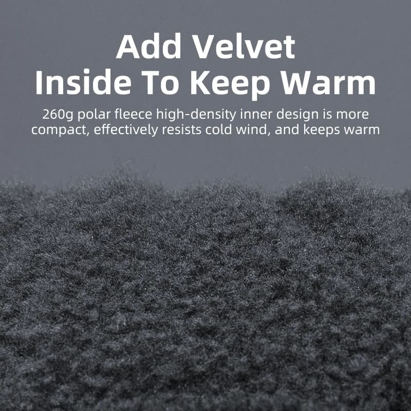 Thermal Fleece Windproof Touch Screen Cycling Gloves