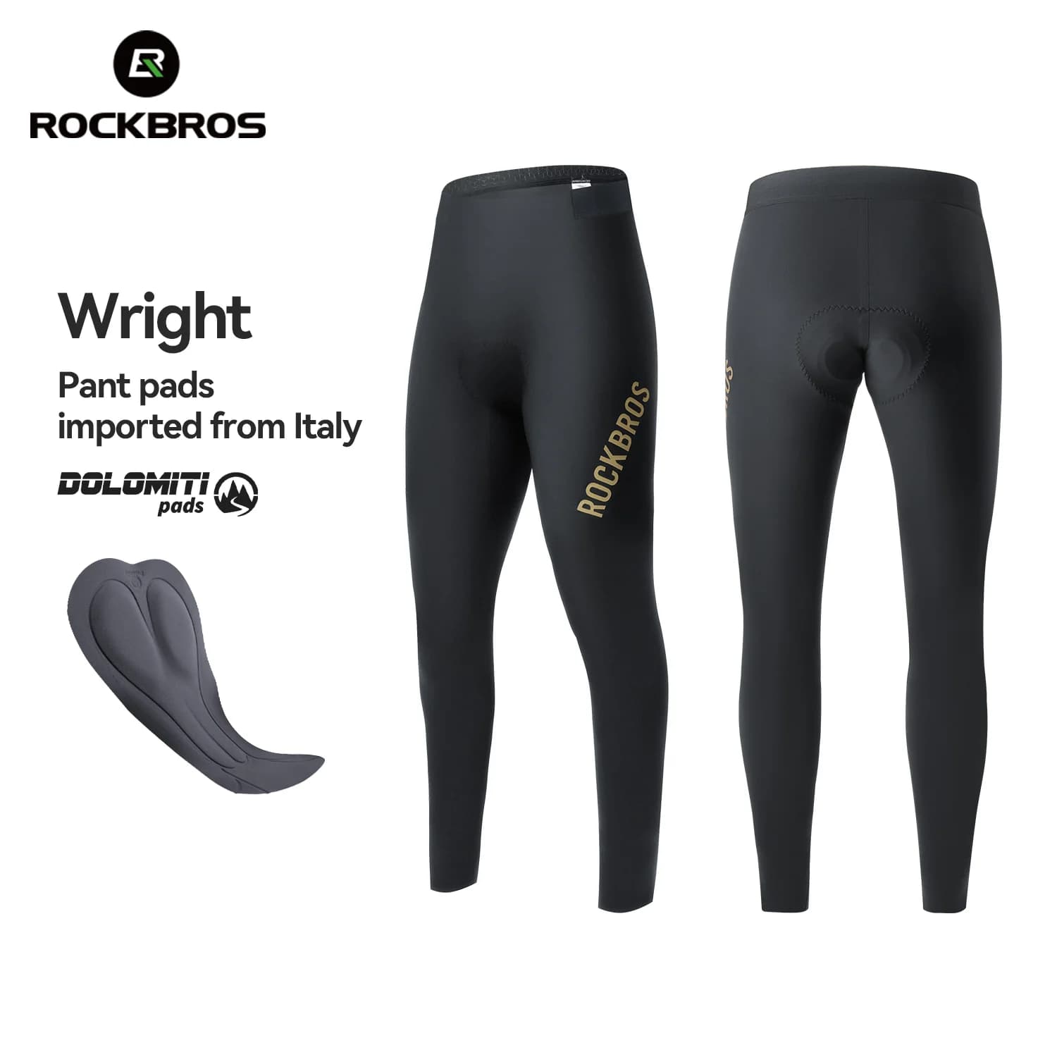 Lightweight High-Elastic Padded Cycling Tights for Men
