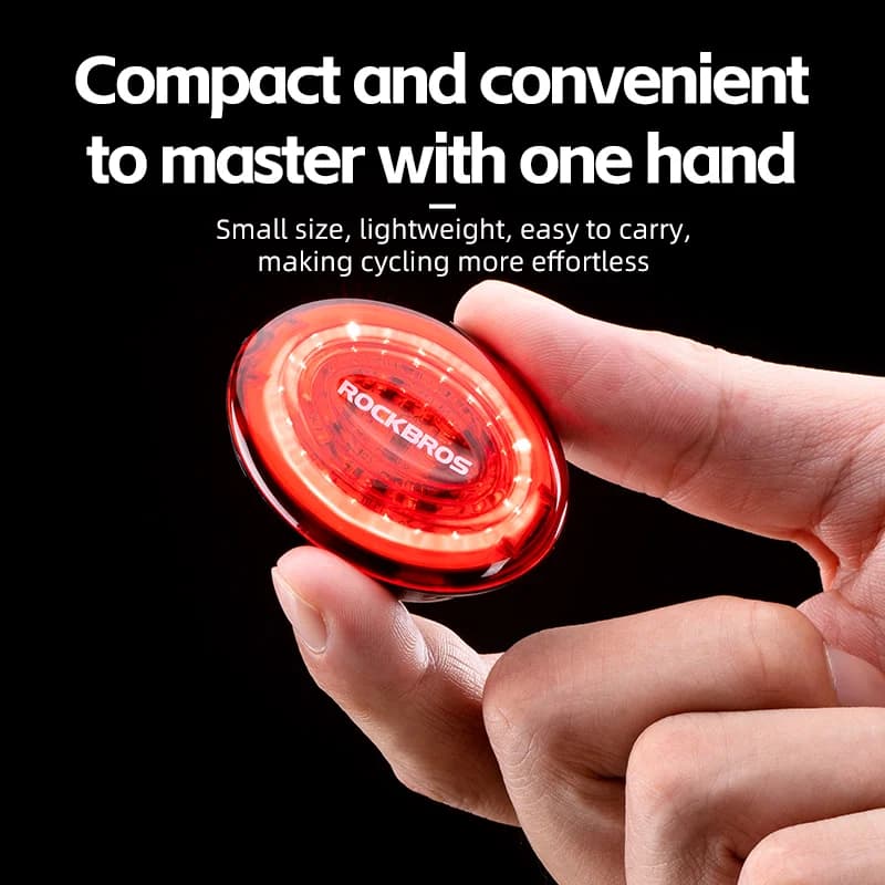 Smart Auto Brake Sensing Rechargeable Bike Tail Light