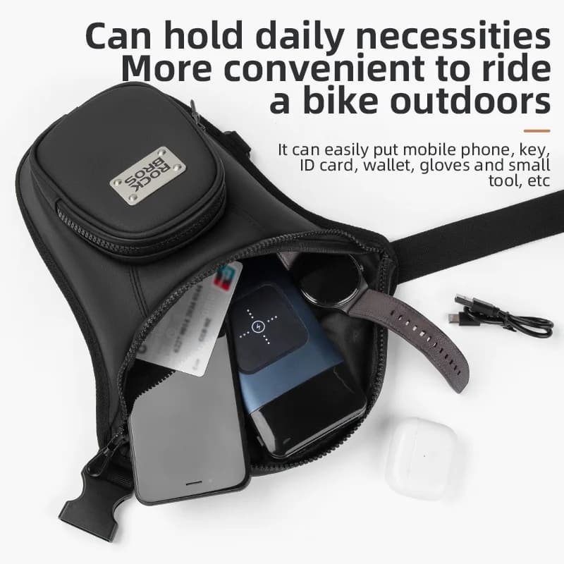 Unisex Portable Motorcycle Waist and Leg Storage Bags