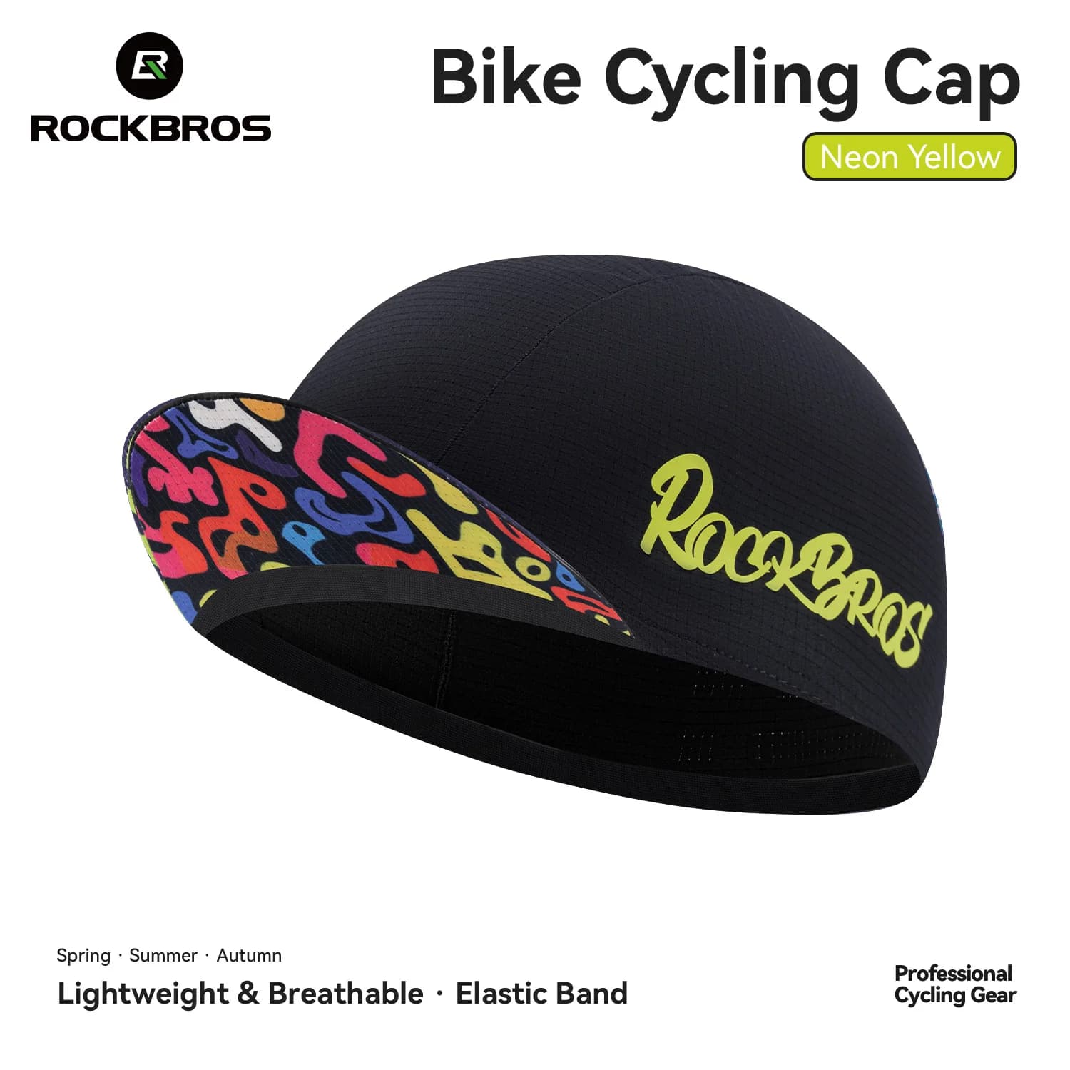 Lightweight Breathable Adjustable Brim Cycling Helmet Liner