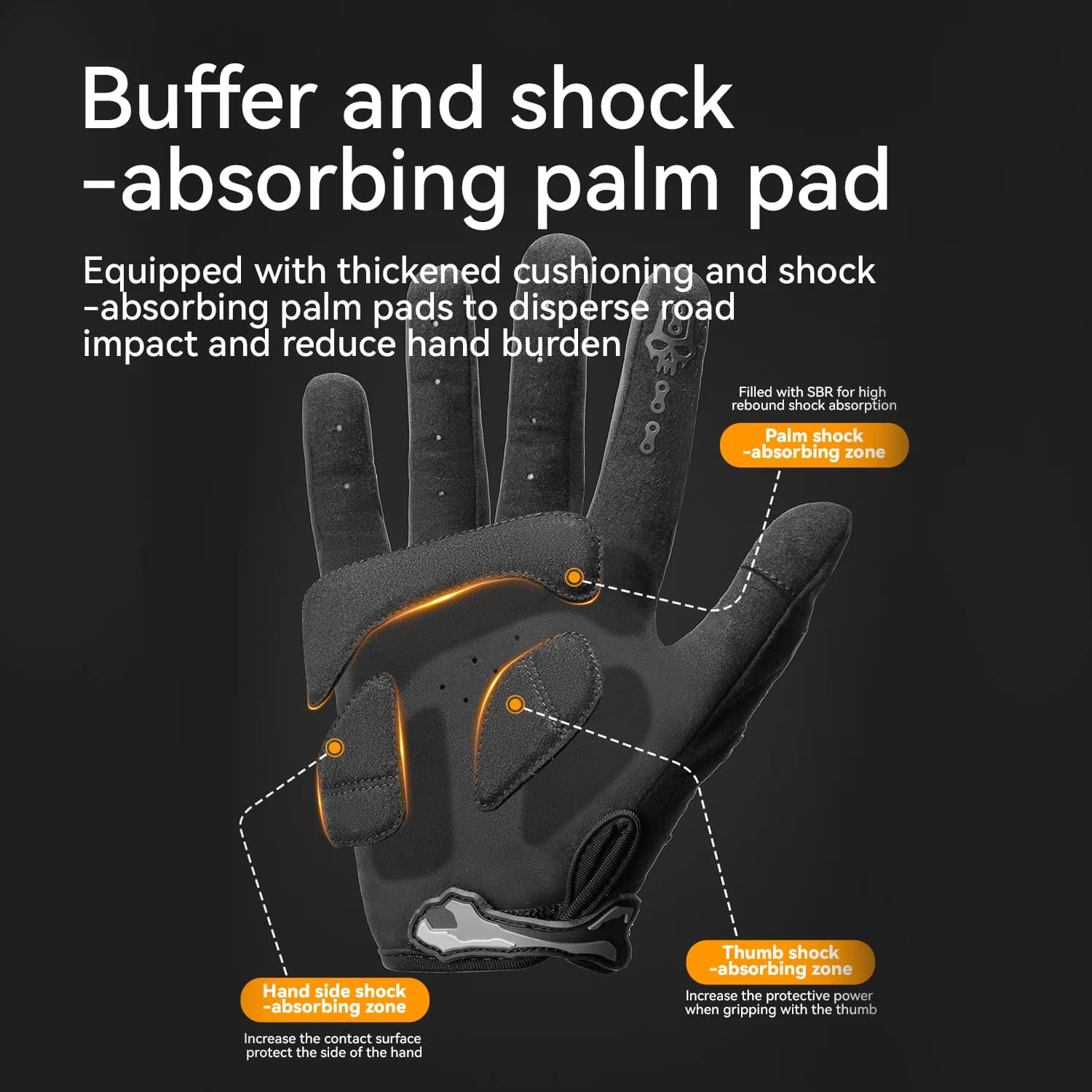 Spring Summer Breathable Shockproof Touchscreen Cycling Gloves