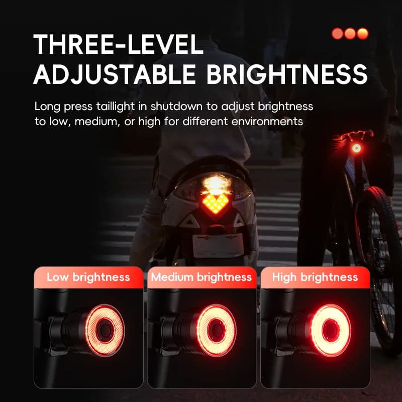 Smart Brake Sensing Type-C Rear Light