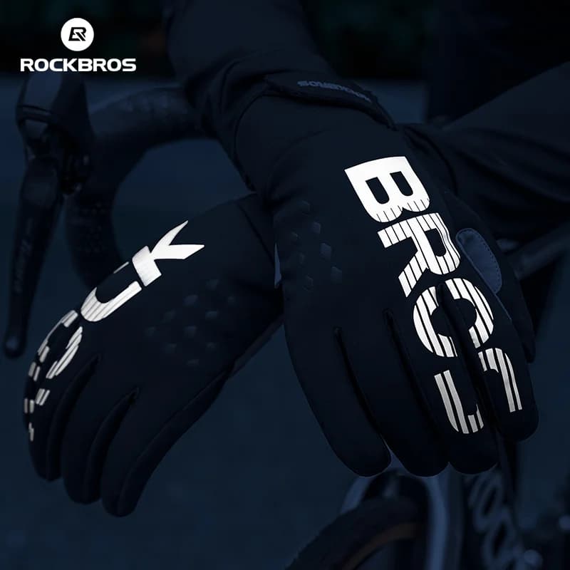 Thickened Warm Touch Screen Winter Cycling Gloves