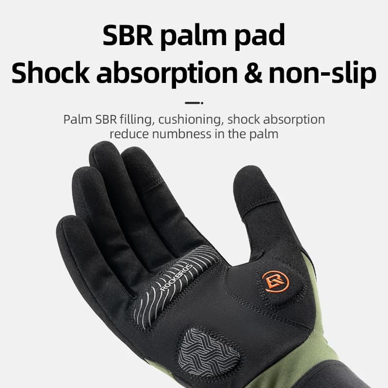 Long Finger Cycling Gloves with Touch Screen