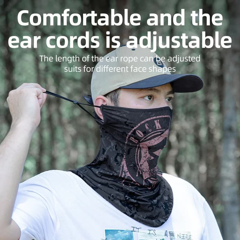 Anti-UV Ice Silk Summer Cycling Face Mask