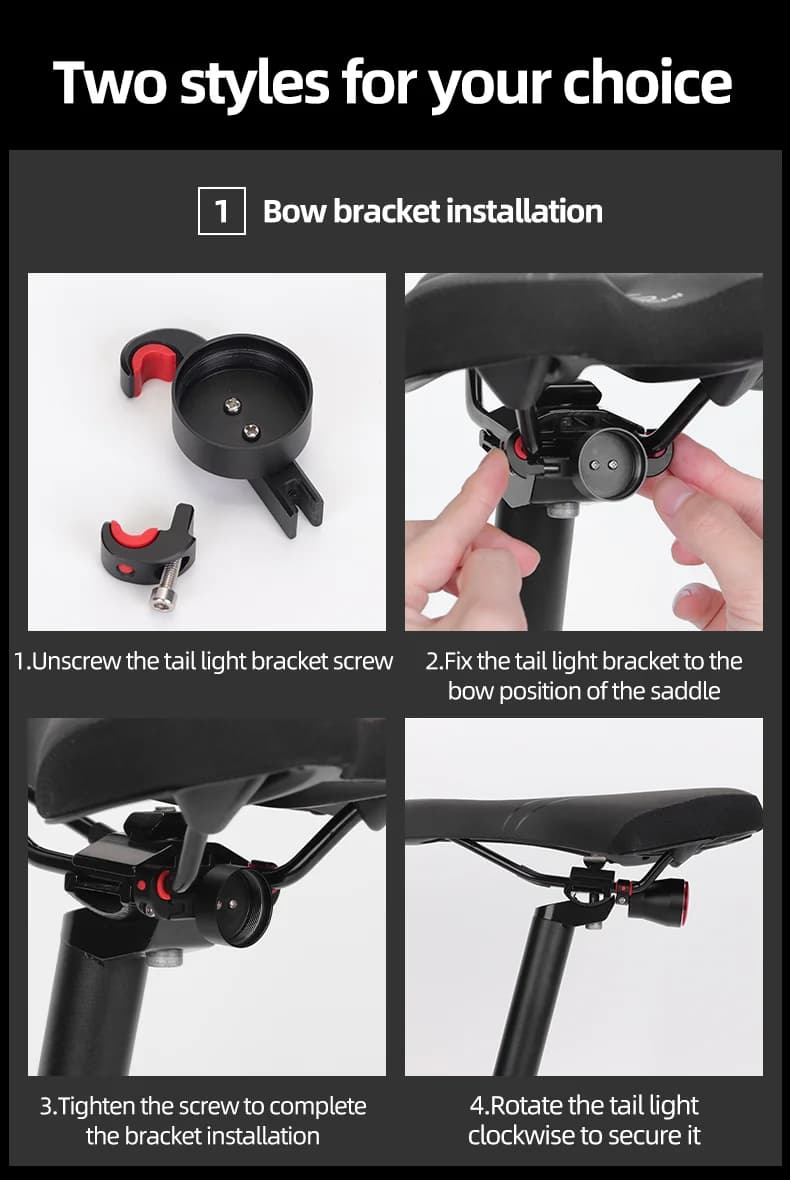 Rear Light Holder for Bike Seatpost