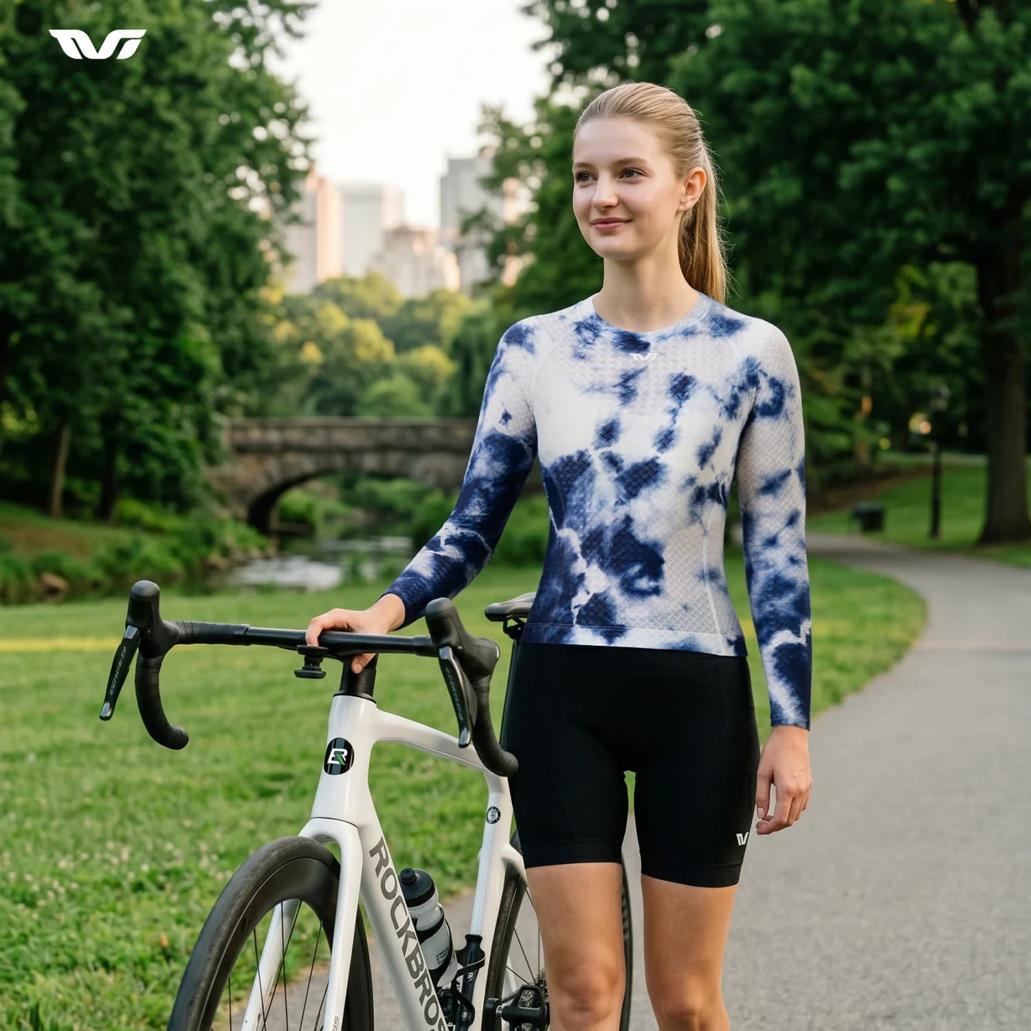 Women's Anti-Sun Quick-Dry Long Sleeve Cycling Jersey