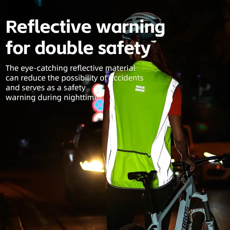 Reflective Safety Warning Breathable Cycling Vest