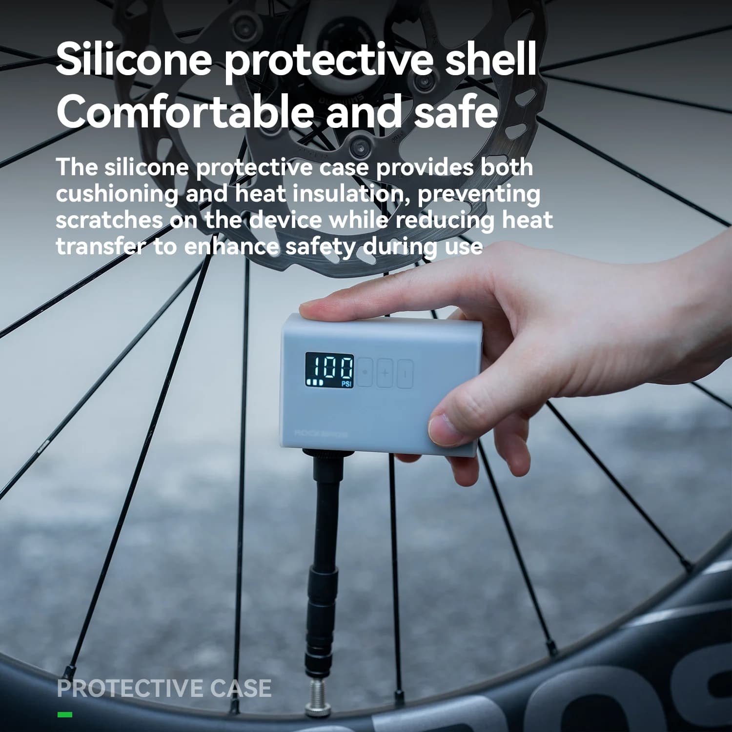 120PSI Portable Electric Bike Tire Inflator with Display