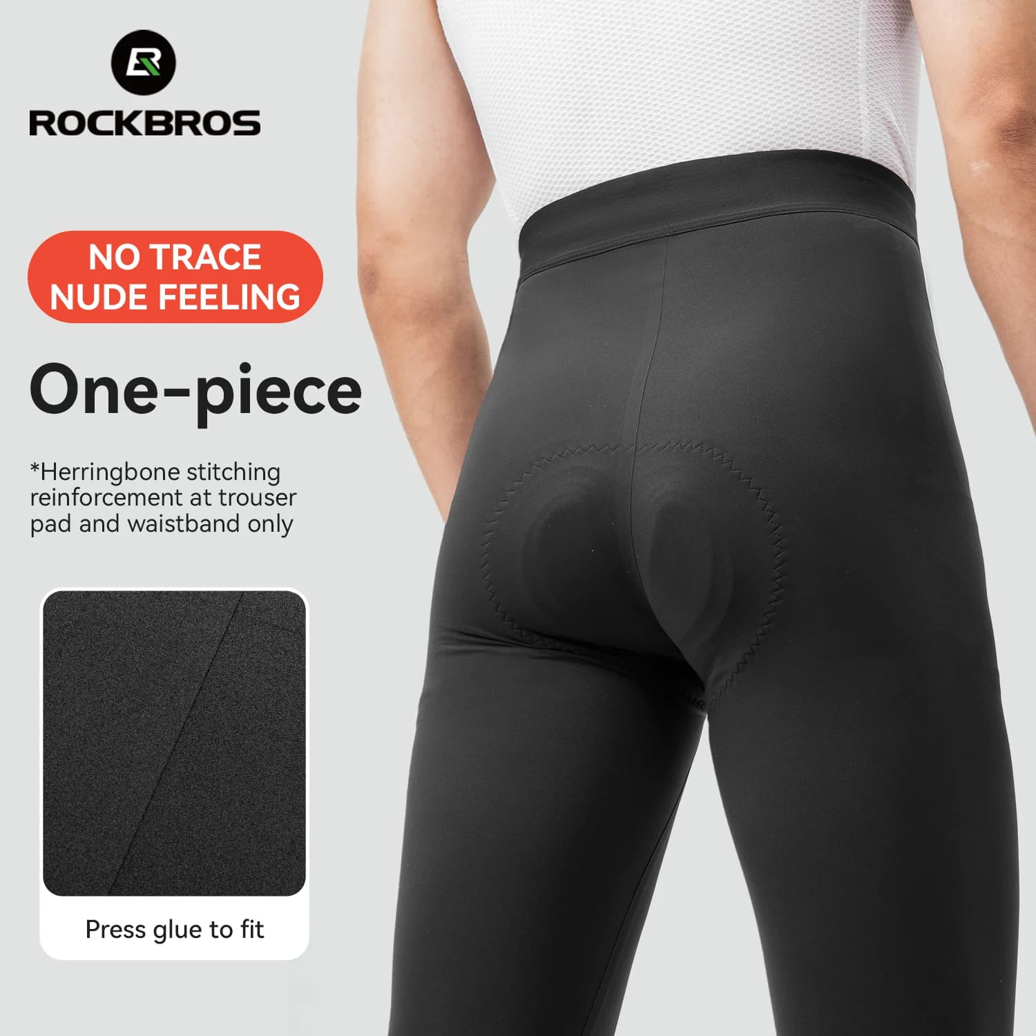 Lightweight High-Elastic Padded Cycling Tights for Men