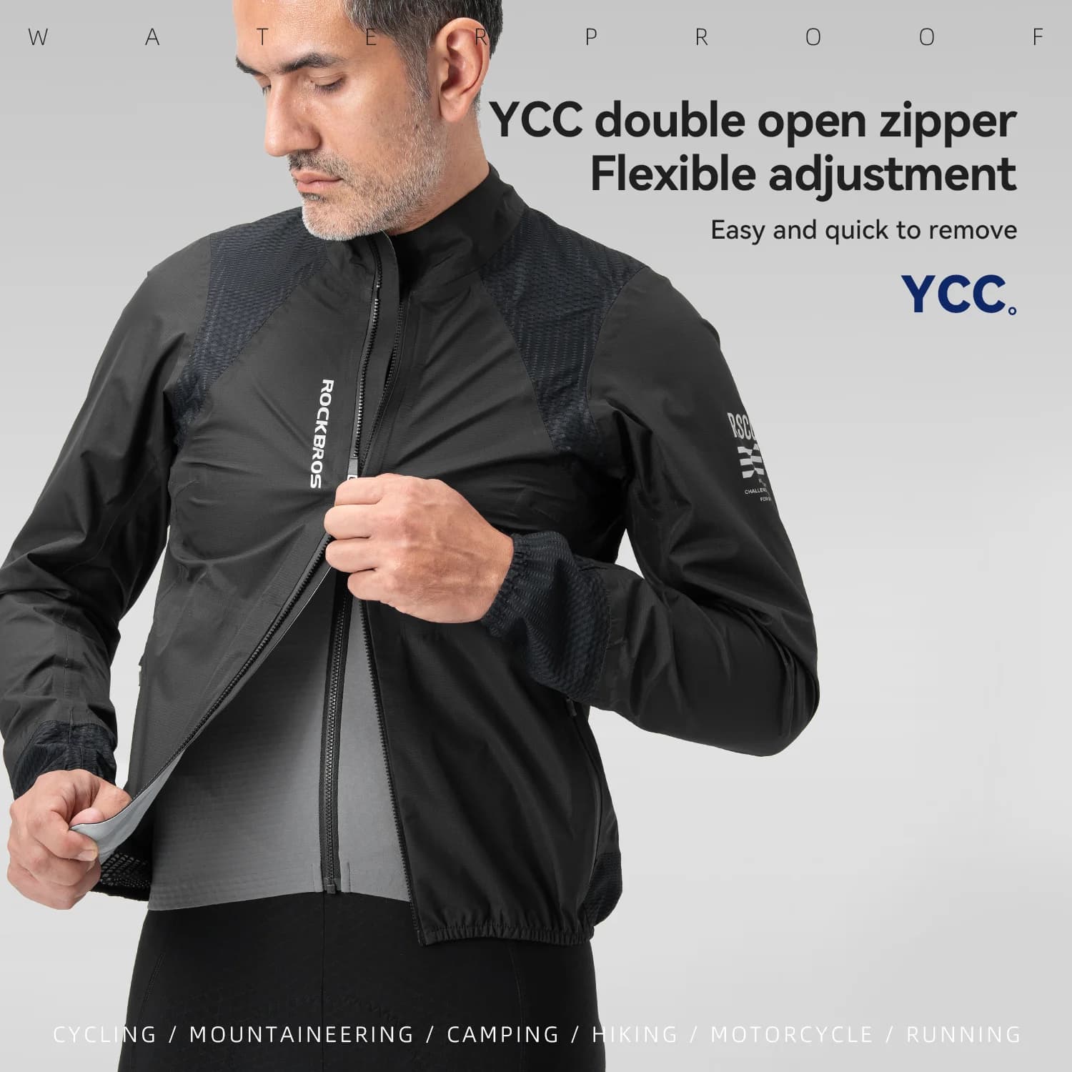 Lightweight Quick-Dry Waterproof Cycling Raincoat