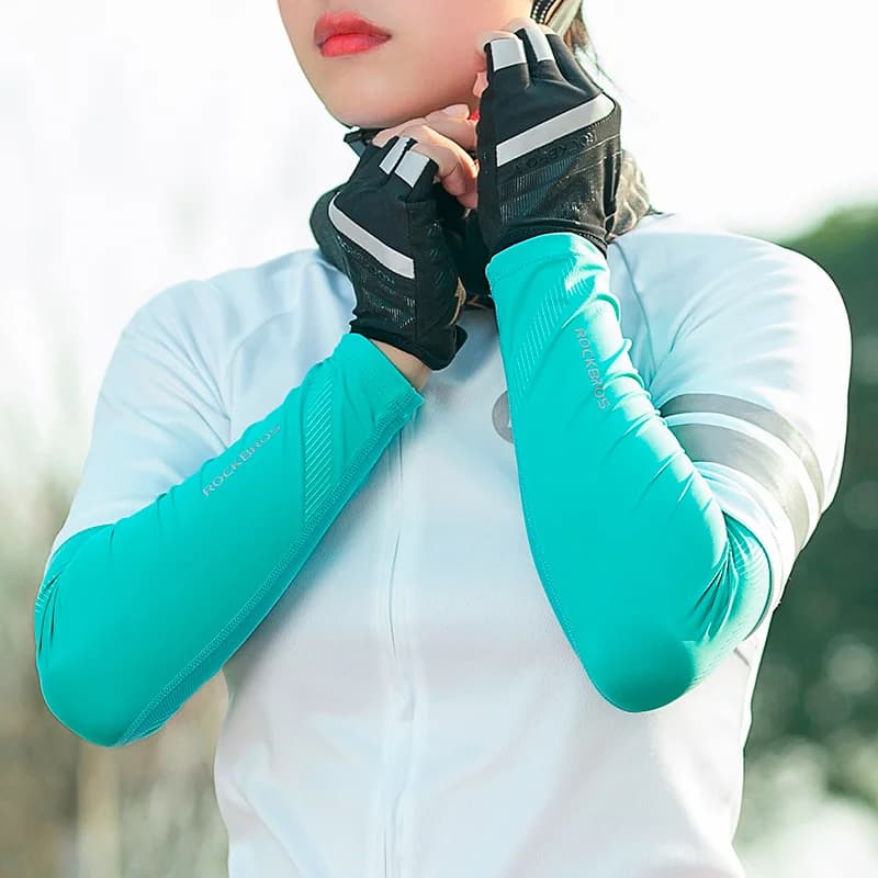 Breathable Ice Silk Cycling Arm Sleeves