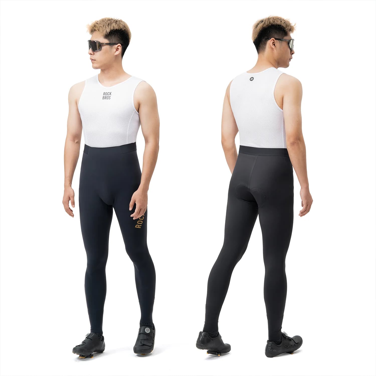 Lightweight High-Elastic Padded Cycling Tights for Men