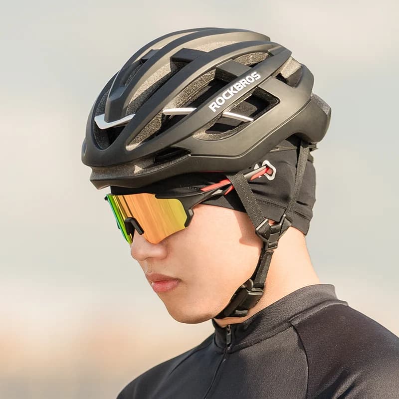 UV Protection Cycling Cap with Glasses Holes and Bandana