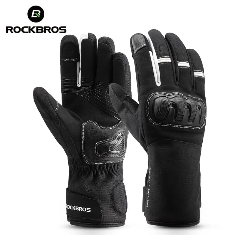 Men's Windproof Winter Thermal Full Finger Gloves