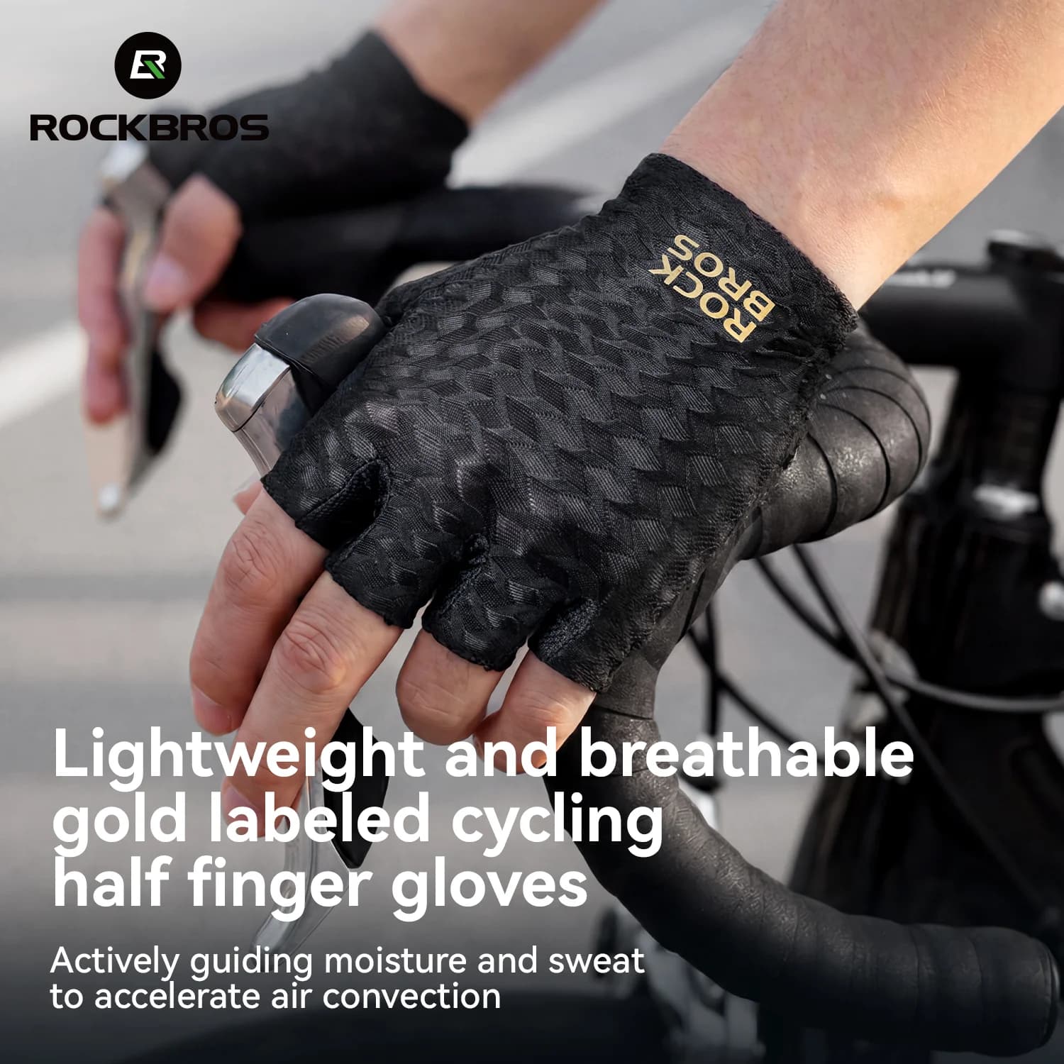 Breathable Shockproof Half Finger Cycling Gloves