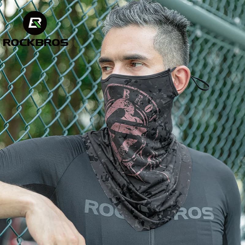 Anti-UV Ice Silk Summer Cycling Face Mask