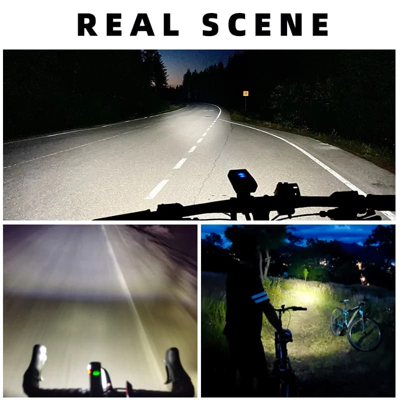 200LM-400LM Type-C Rechargeable LED Bike Light
