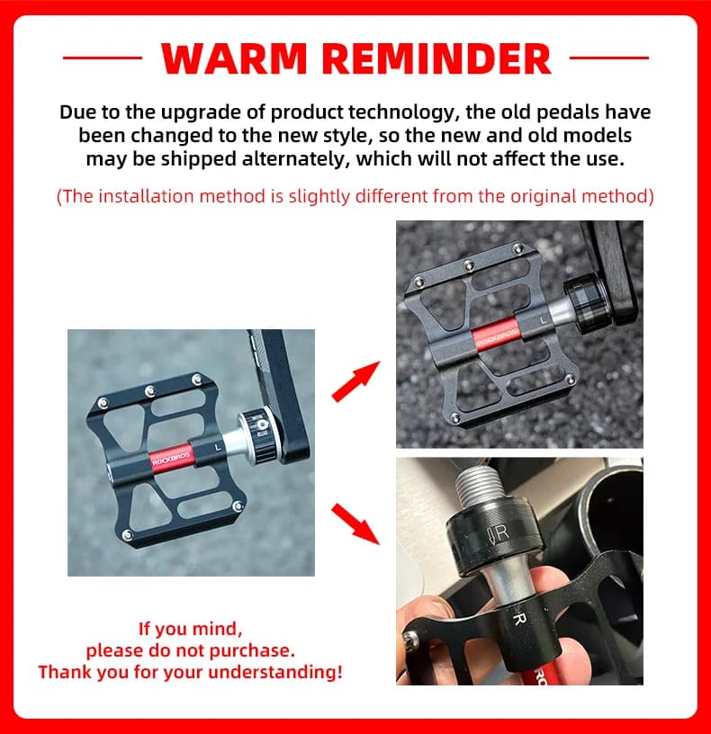 Quick Release Aluminum Non-Slip Bike Pedals