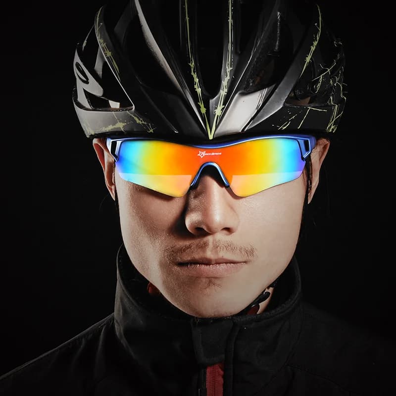 Polarized Cycling Sunglasses with 5 Lenses