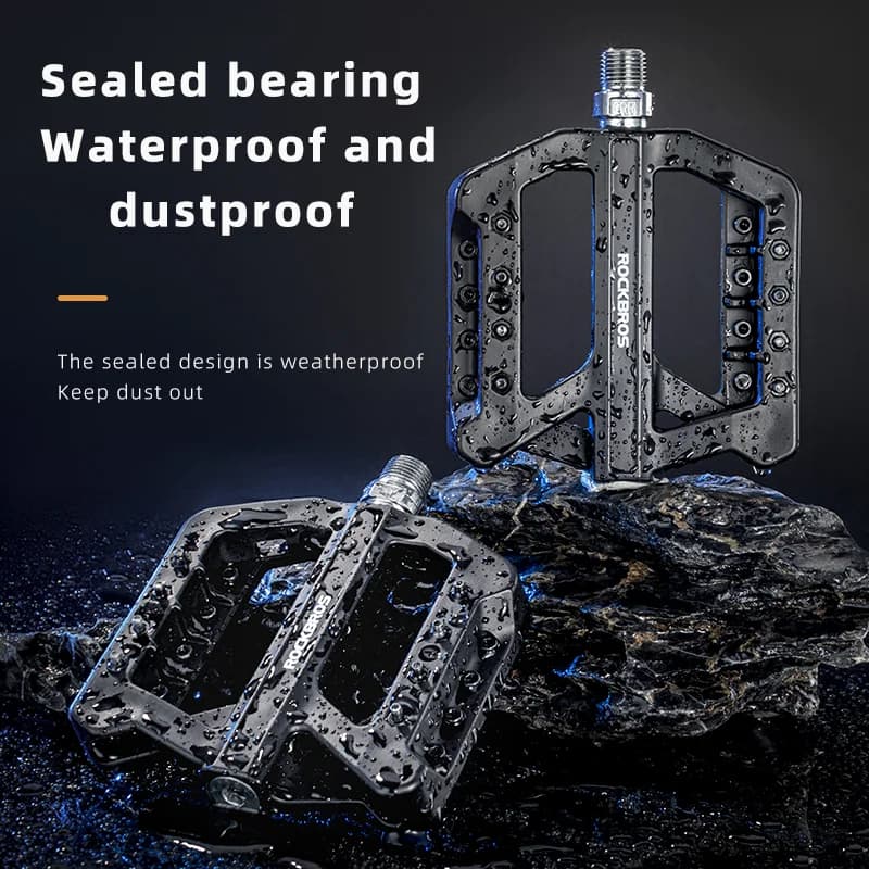 Ultralight Nylon Non-Slip Flat Bike Pedals