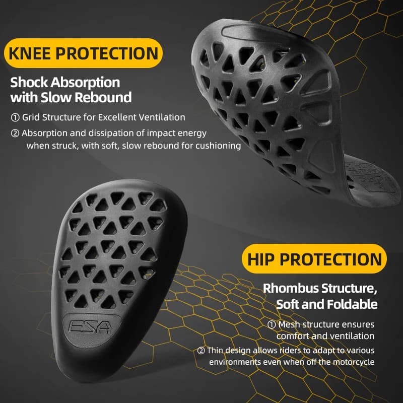Winter Fleece Motorcycle Pants with Knee and Hip Protection