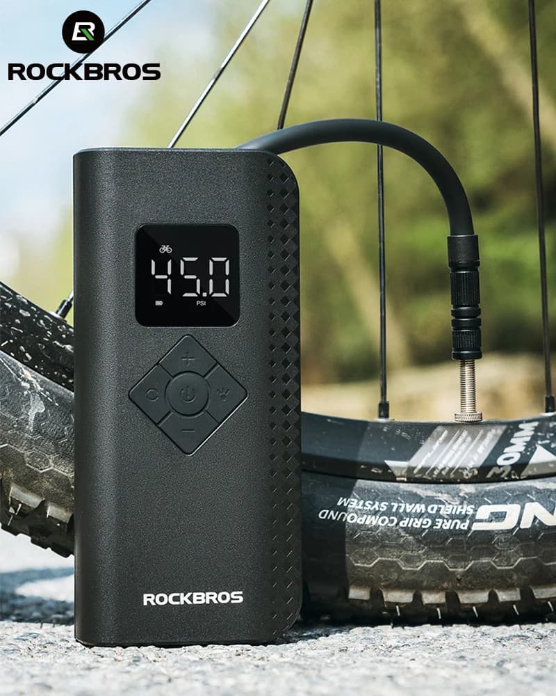 Portable Wireless Electric Tire Pump with LED, 150 PSI
