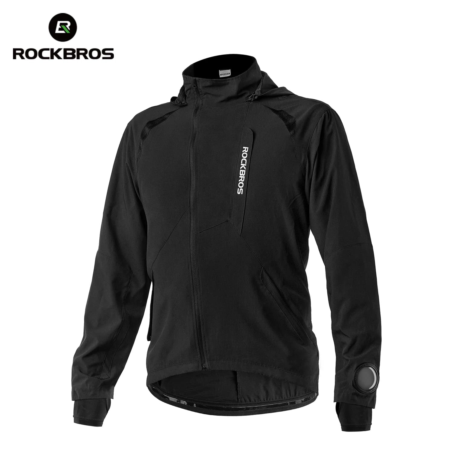 Men's Breathable Quick-Dry Hooded Summer Cycling Jacket