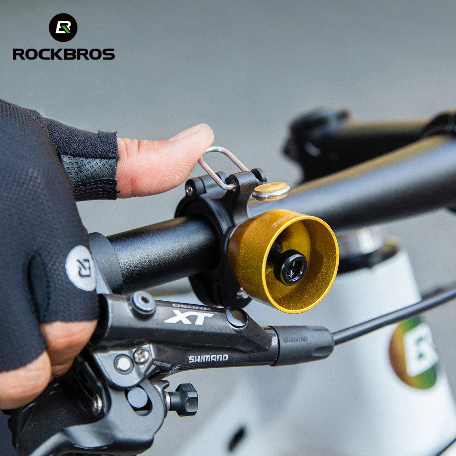 Compact High-Pitched Copper Bicycle Bell