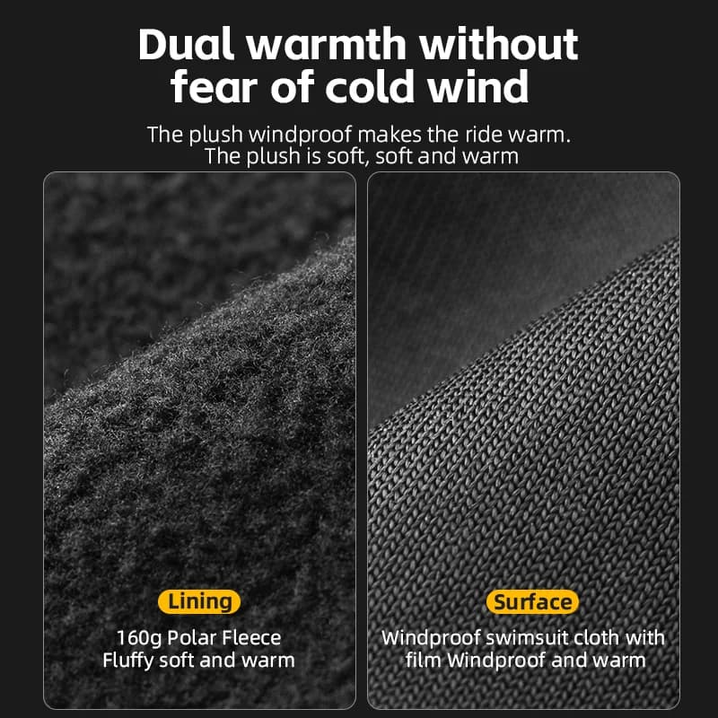 Autumn Winter Breathable Warm Touchscreen Full-Finger Gloves
