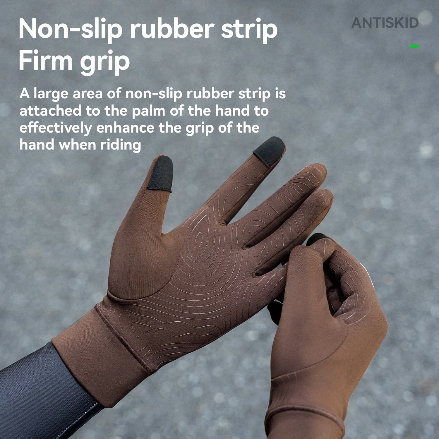 Windproof Fleece Lined Long Finger Cycling Gloves