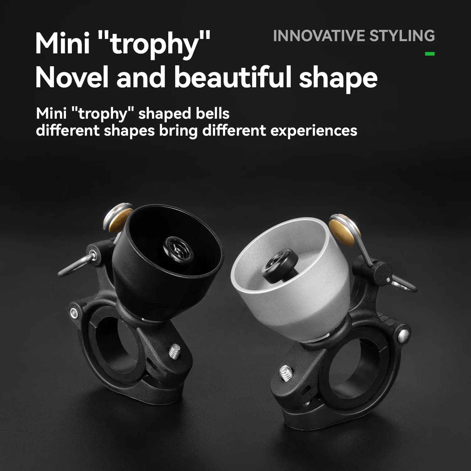 Compact High-Pitched Copper Bicycle Bell