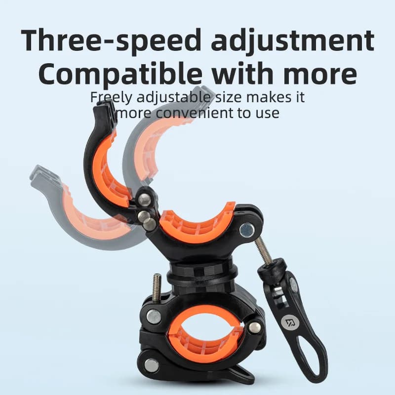 360° Rotation Quick Release Bicycle Handlebar Light Mount