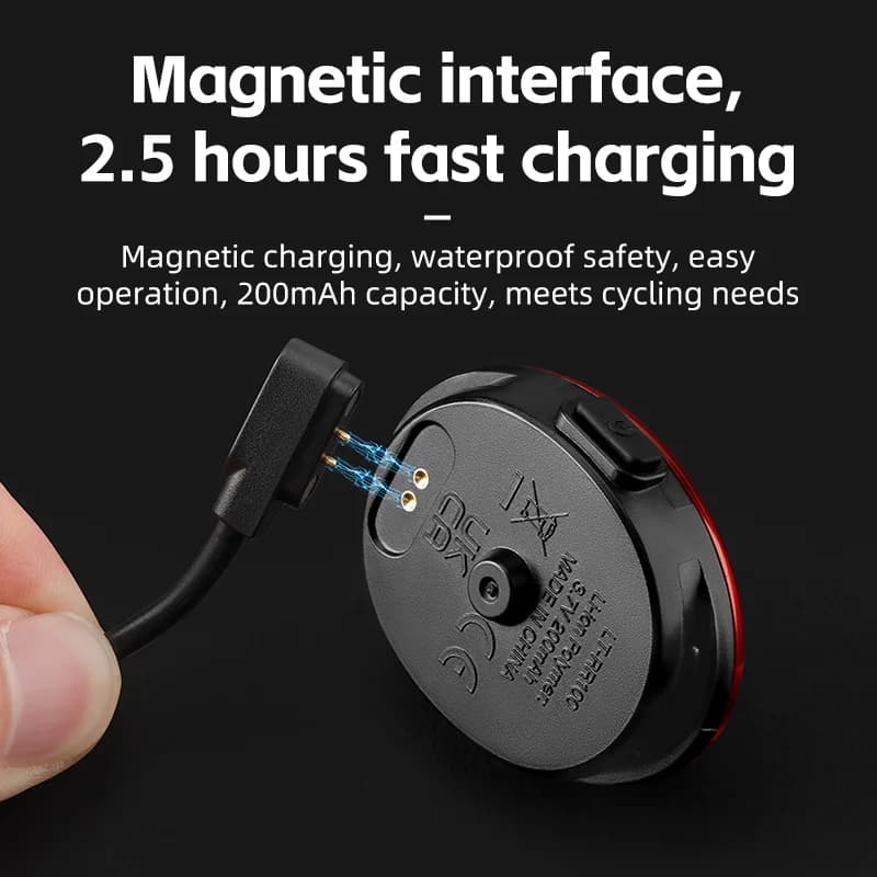 Smart Auto Brake Sensing Rechargeable Bike Tail Light