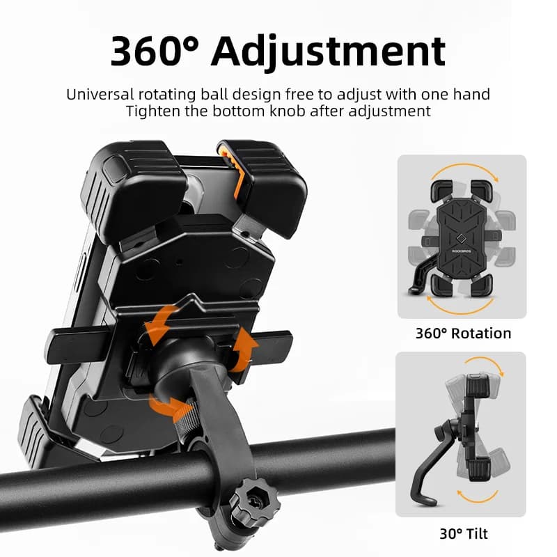 360 Degree Universal Bike Phone Holder
