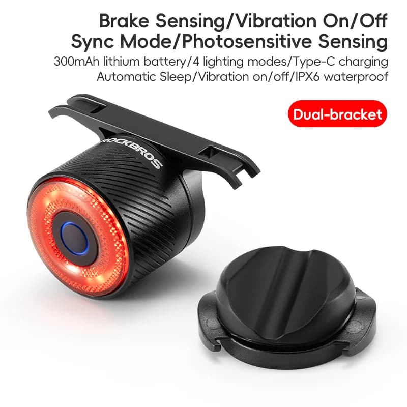 Smart Brake Sensing Type-C Rear Light