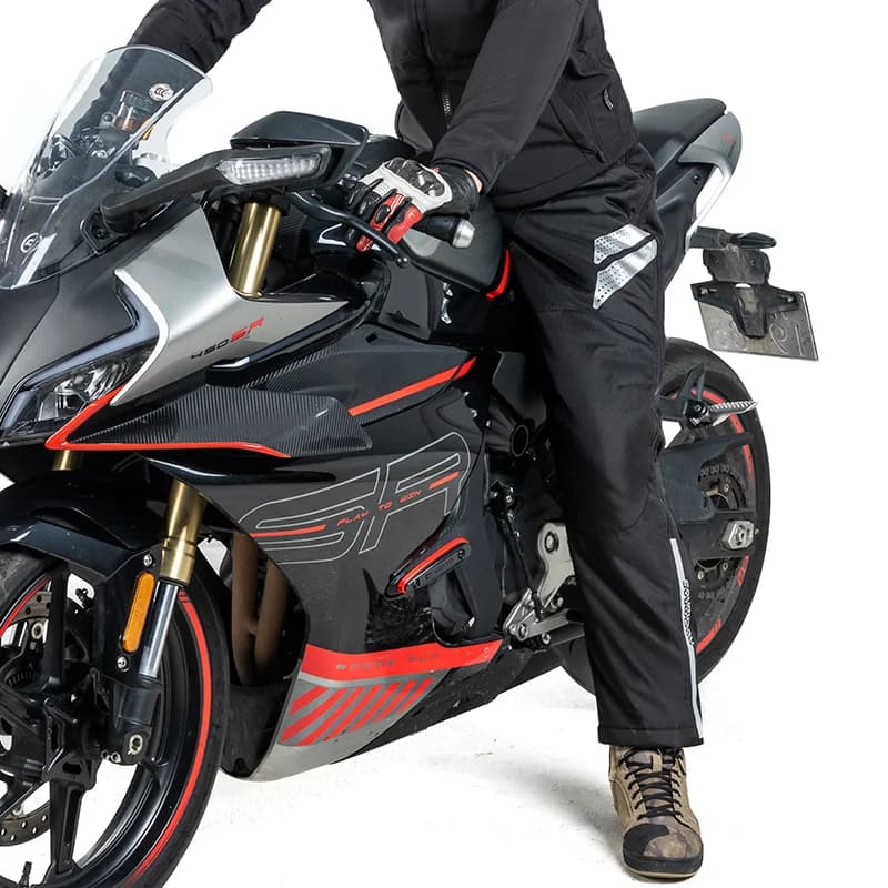 Windproof Thermal Fleece Winter Motorcycle Pants