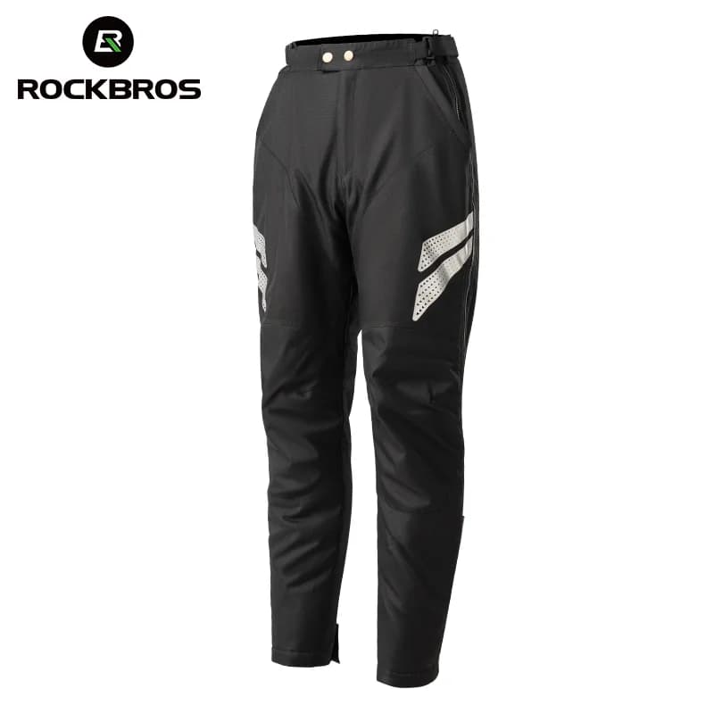 Windproof Thermal Fleece Winter Motorcycle Pants