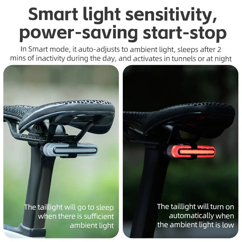 Intelligent Brake Sensing Bicycle Tail Light