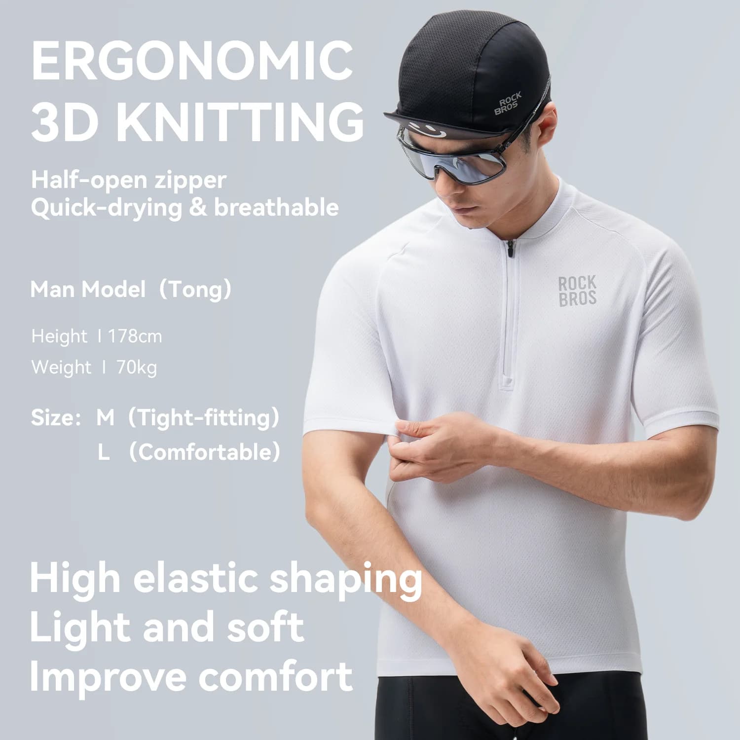 Men's Quick-Dry Short Sleeve Cycling Jersey