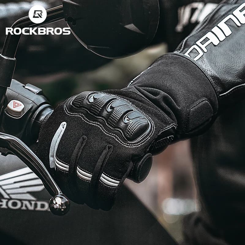 Men's Windproof Winter Thermal Full Finger Gloves
