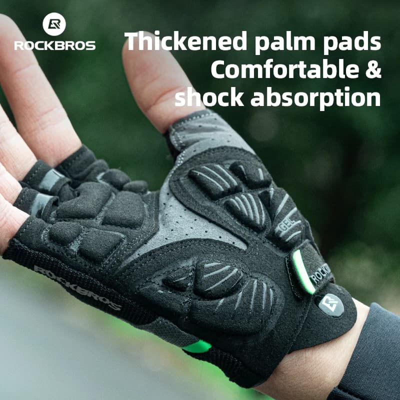 Summer Breathable Half Finger Gel Pad Cycling Gloves