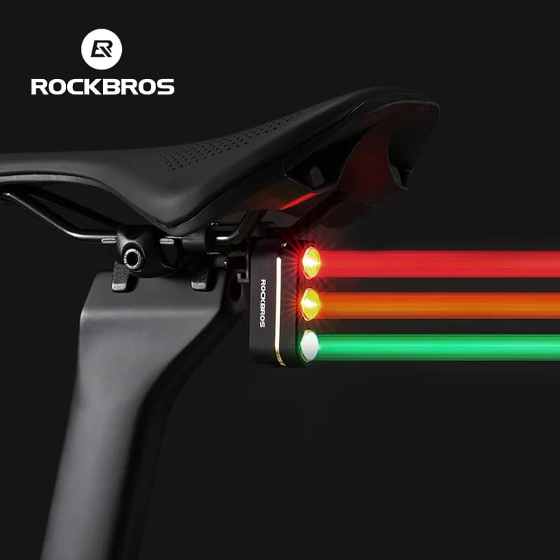 Smart Brake Sensing IPX6 Waterproof USB-C Tail Light