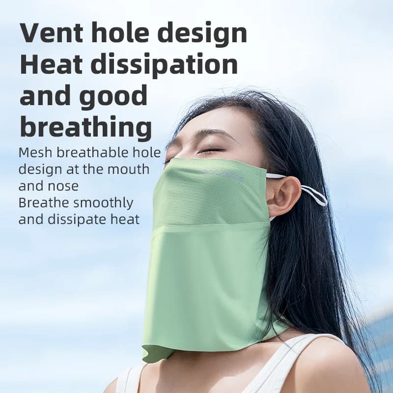 Summer Ice Silk UV-Protection Quick-Dry Cycling Face Mask