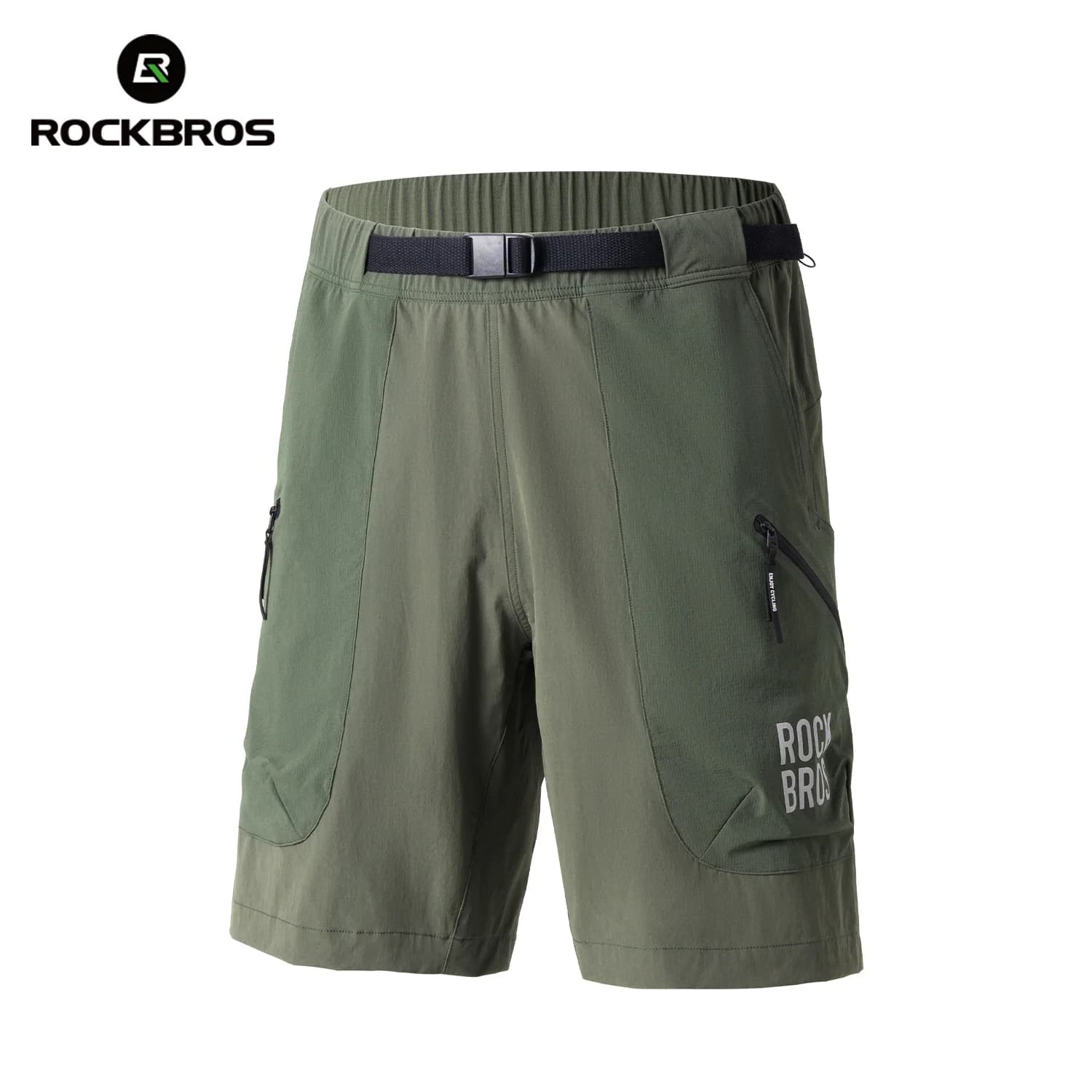Breathable Reflective Multi-Pocket Cycling Shorts