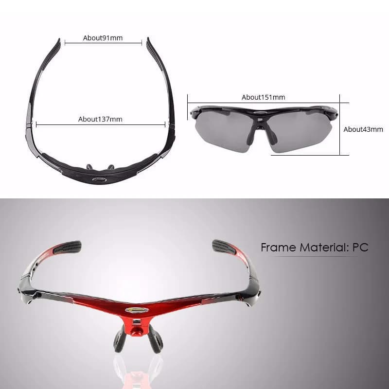 Replacement Frame for Cycling Glasses