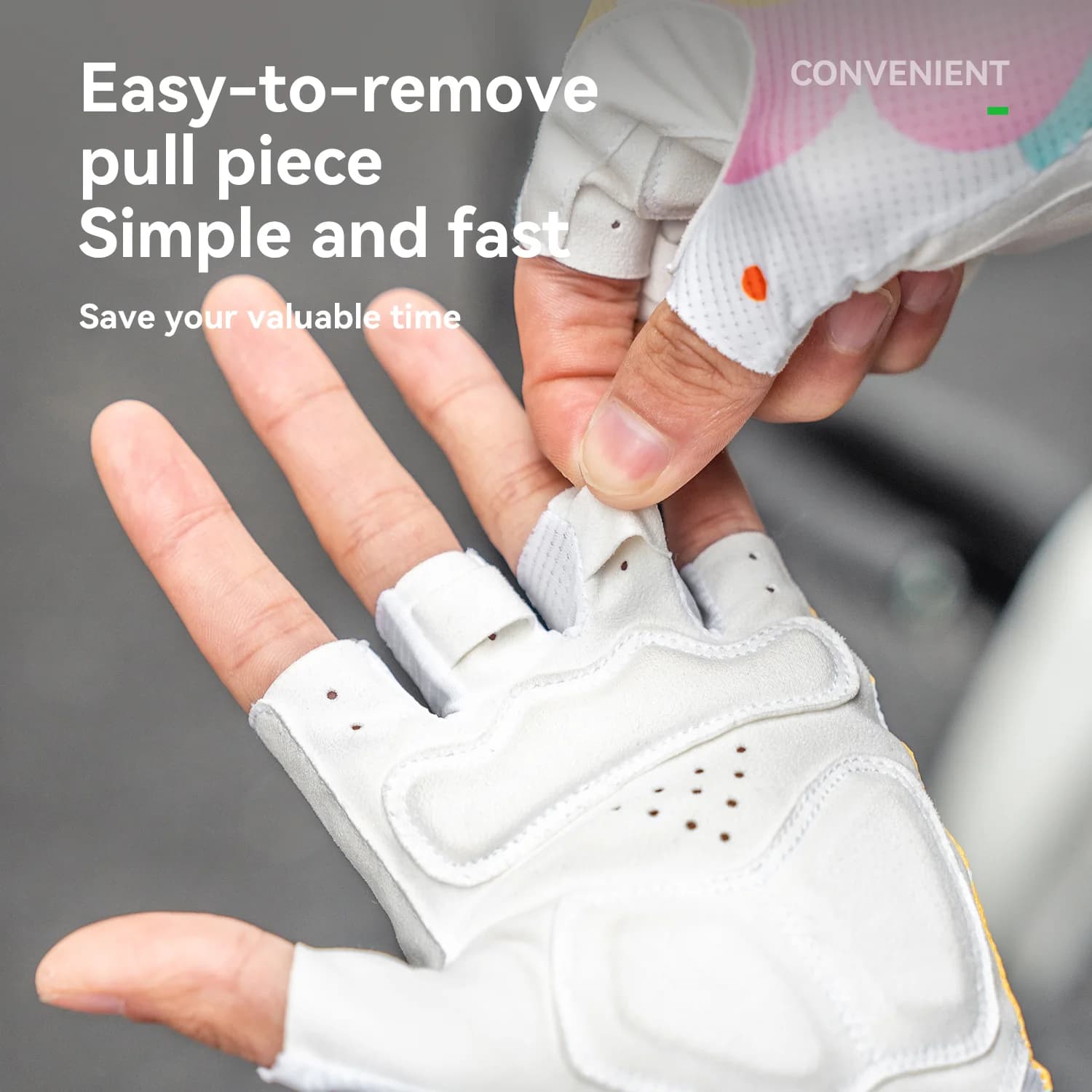 Women's Summer Half Finger Gel Padded Cycling Gloves